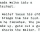 A Panda Walks Into A Restaurant