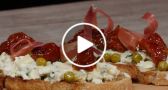 VIDEO: Blue Cheese Bruschetta