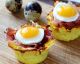 How to make baked quail eggs in potato nests?