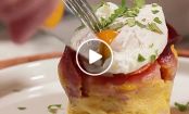 VIDEO: Crispy Ham and Egg Cups