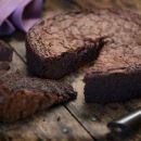 Gluten-free, flourless chocolate cake. Yes, please!