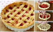 Here's how to weave the perfect lattice-top strawberry pie