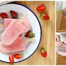 The essential summertime strawberry popsicle