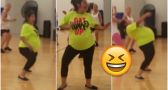 Video: HEAVILY PREGNANT woman teaches ZUMBA, 2 days before GIVING BIRTH!