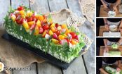 Recipe for savory sandwich cake that almost looks too pretty to eat