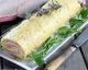 GIANT Hash Brown Roll Stuffed With Ham & Cheese