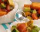 VIDEO: Tropical Salmon Sushi Cups
