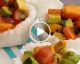 VIDEO: Tropical Salmon Sushi Cups