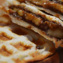 NUTELLA-BANANA WAFFLE SANDWICHES