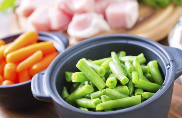 Overcooking green vegetables