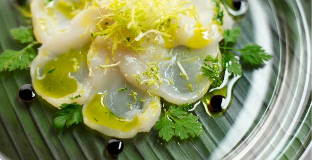 Scallop carpaccio