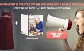 Receive a free personalized apron with your cookbook!