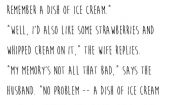 Forgetful Husband and Wife