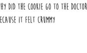 Why did the cookie go to the doctor?