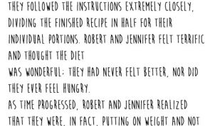 A Generous Diet
