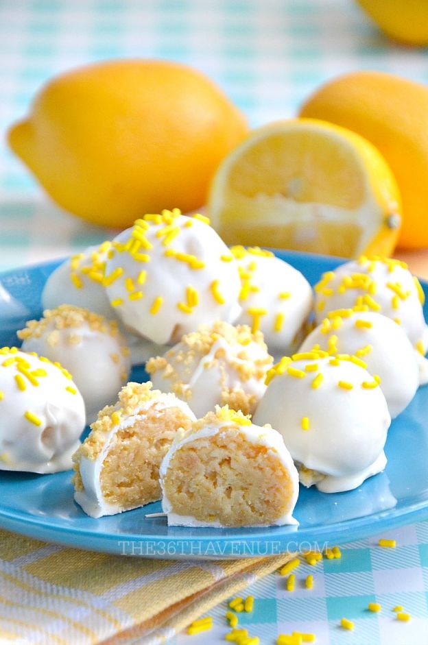 No bake lemon truffles - © the 36th avenue