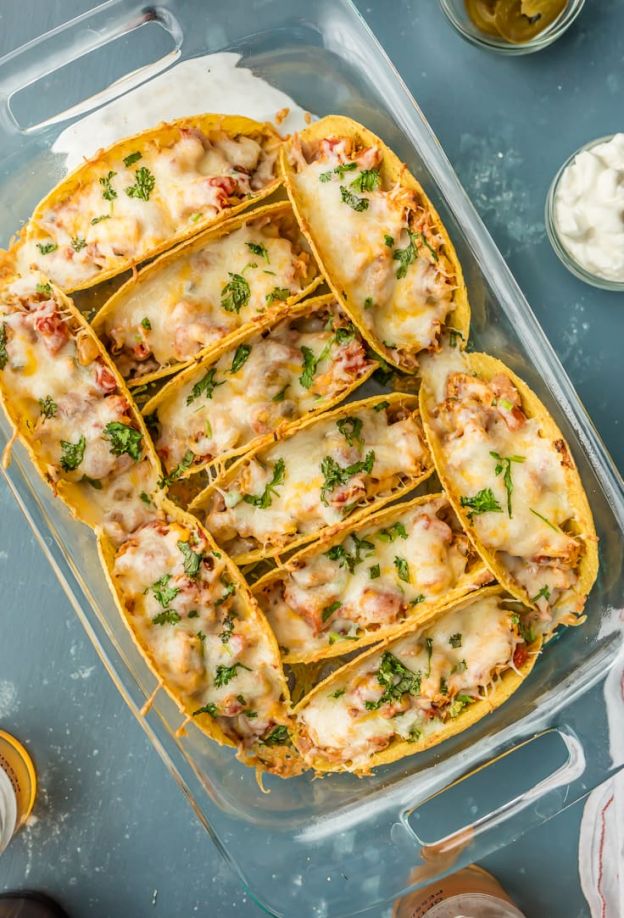 EASY OVEN BAKED SPICY CHICKEN TACOS - � The Cookie Rookie