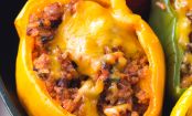 These Ground Turkey STUFFED PEPPERS Really Hit the Spot!