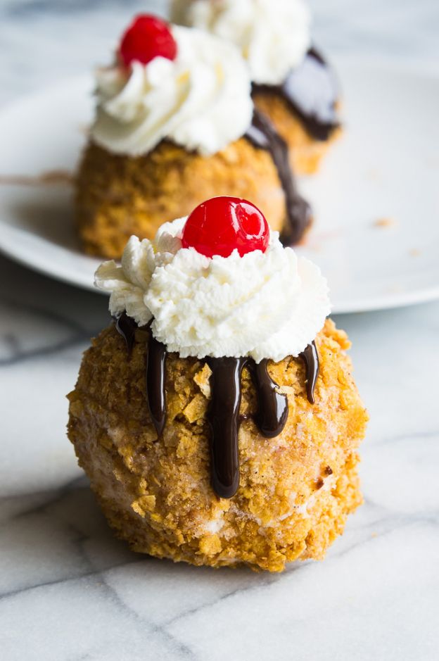 Easy Mexican Fried Ice Cream - © House of Yumm