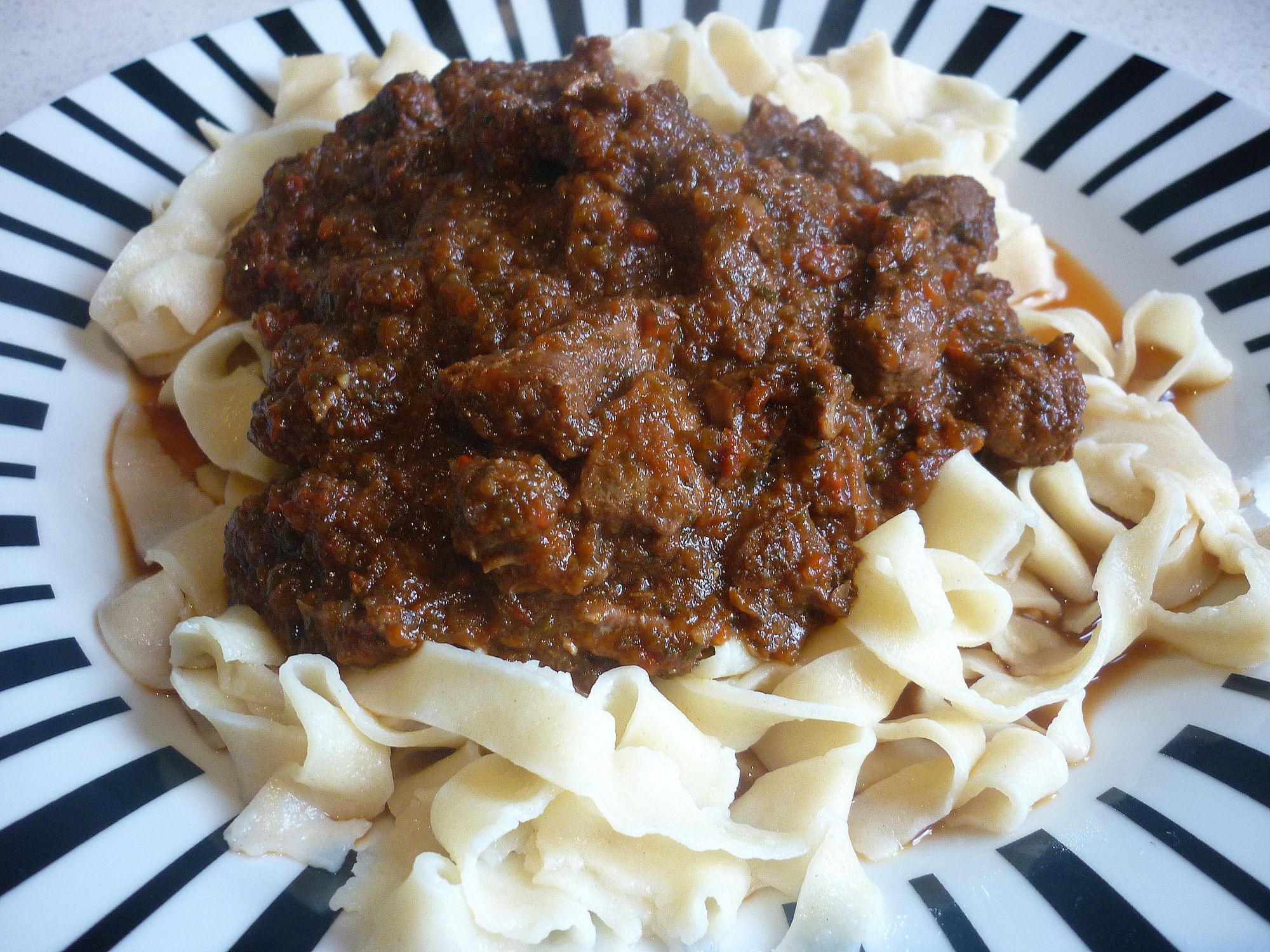 Lamb Fettuccine with fresh egg pasta Recipe - (4.2/5)