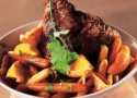 Braised Veal Heart with Carrots and Oranges