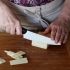 Slice the cheese