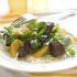 Chicken liver and citrus salad