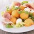 Melon salad with Mozzarella and Prosciutto
