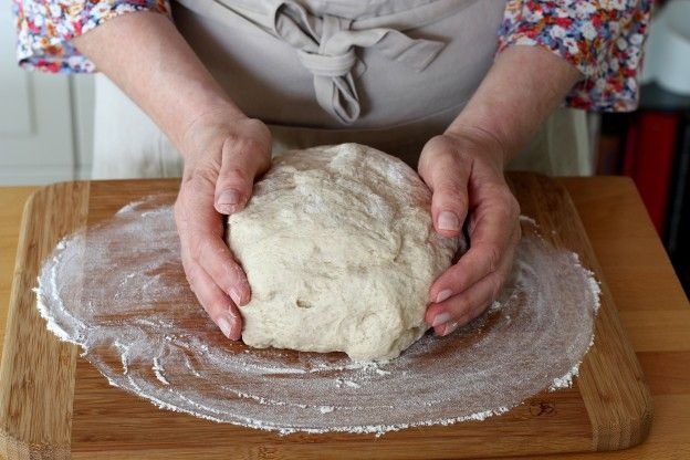The pita dough