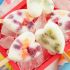 Frozen yogurt fruit popsicles