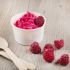 Raspberry frozen yogurt