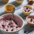 Blueberry frozen yogurt