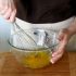 Whisk the yolks