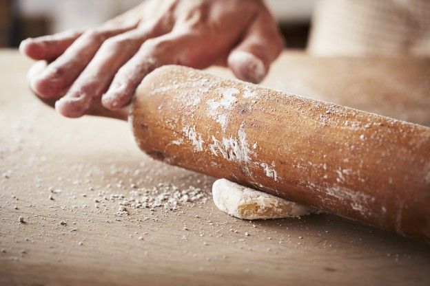 Don't over-knead the dough