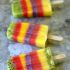 Rainbow popsicles