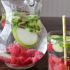 Raspberry & cucumber water