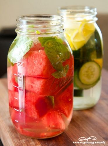 Fruit and herb duo water