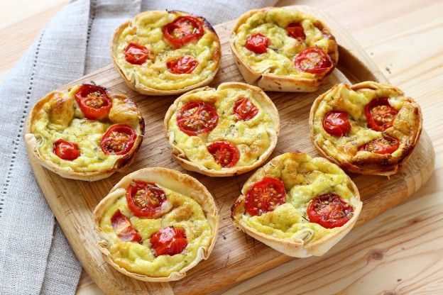 Tortilla mini quiches