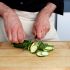 Slice the zucchinis