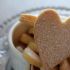 Heart-shaped sugar cookies
