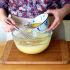 Add the melted butter
