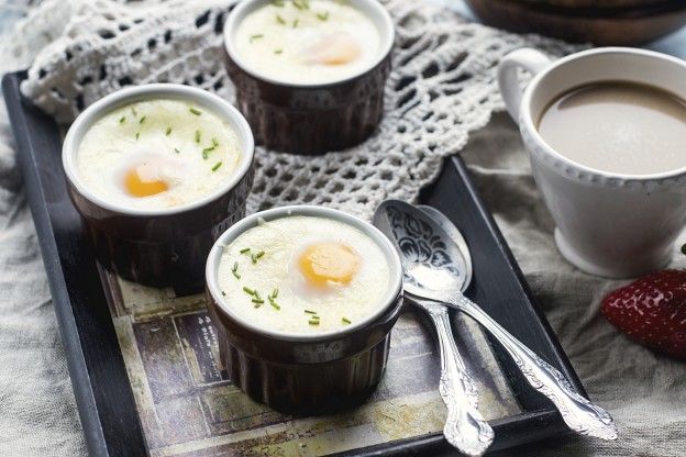 Baked eggs