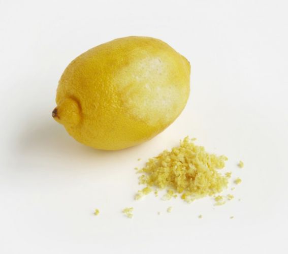What is lemon zest?