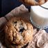 Chocolate chip and almond cookies