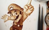 15 drawings made out of coffee!