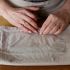 Lay out the prepared rice paper