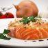 Marinated salmon