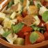 Crunchy vegetable salad: Fattouche