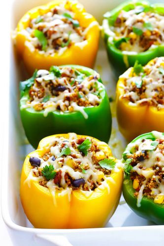 Mexican Quinoa Stuffed Peppers