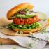 Mango Jerk Salmon Burgers